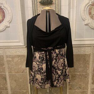 Lifestyle Attitude. Size XL. Portrait Neckline. Stretch. Poly Blend. B47